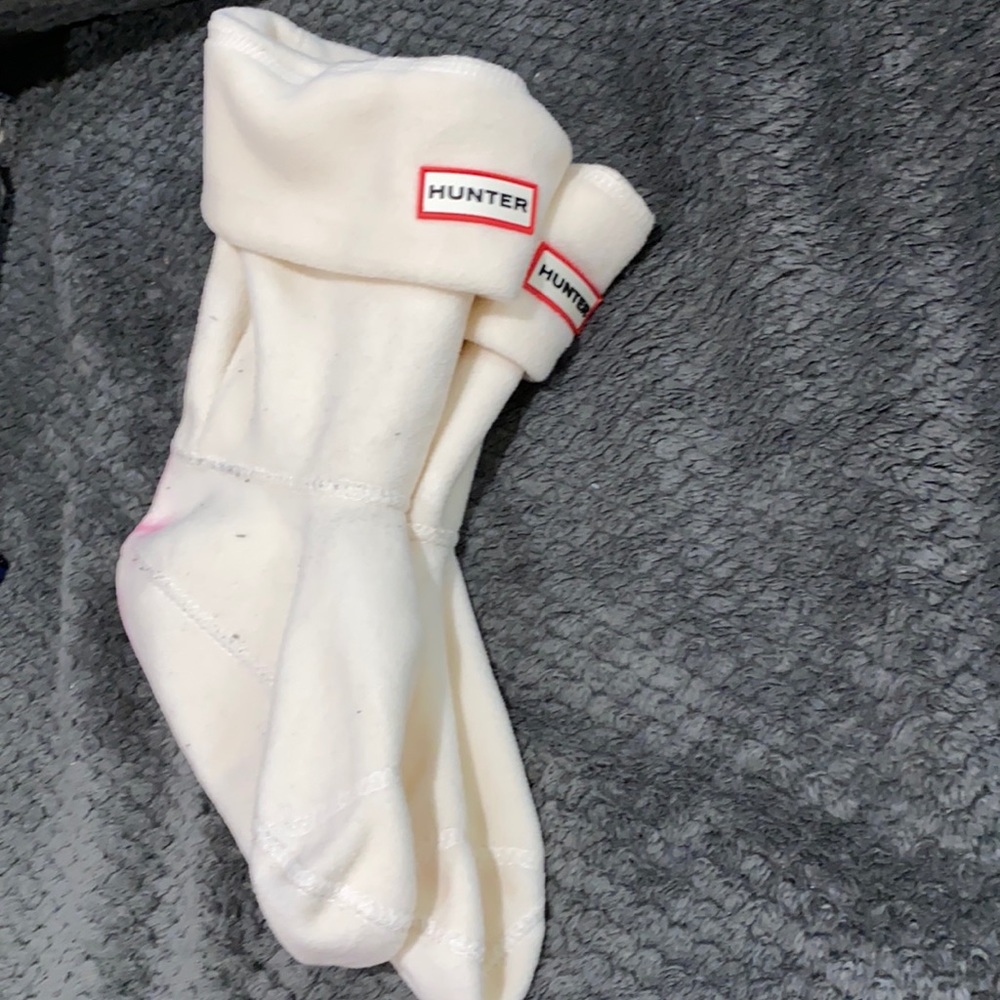Hunter boot socks. Short boot. L